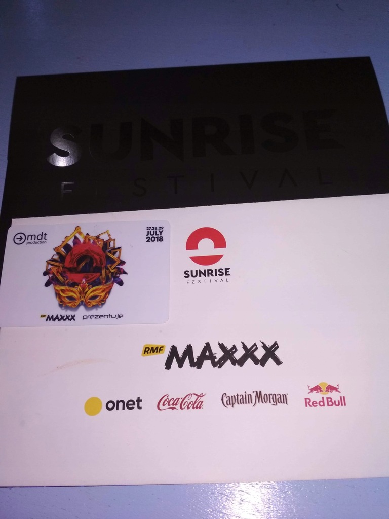 Bilet Sunrise Festival 2018 !!!