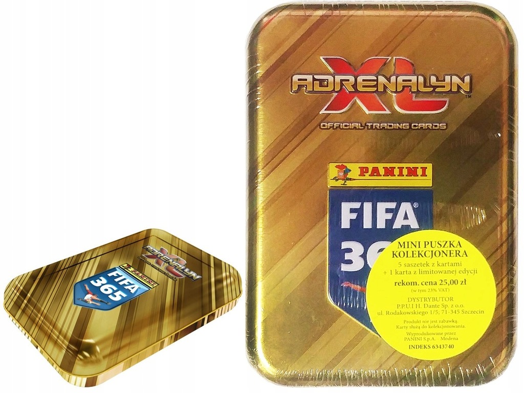 PANINI FIFA KARTY ADRENALYN XL 2019 MINI PUSZKA