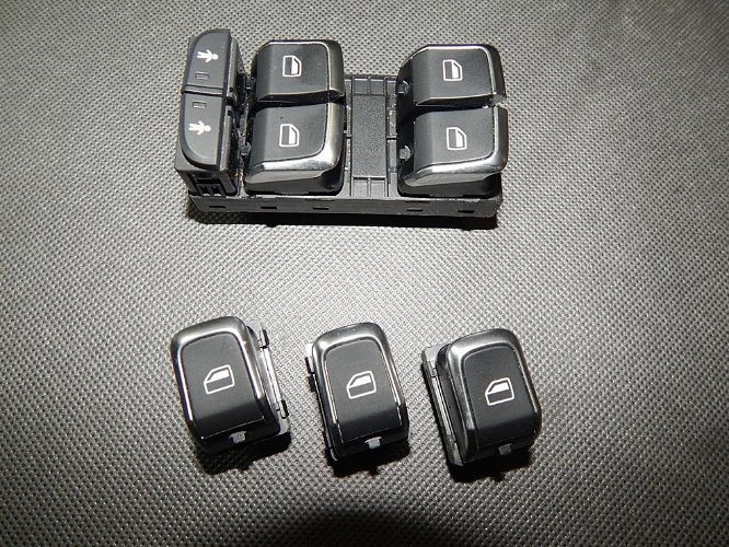 AUDI A7 4G WINDOW SWITCH CHROME 4G0959851