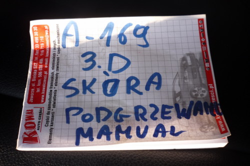 upholstery leather Mercedes A klasa A-klasa 169 3d
