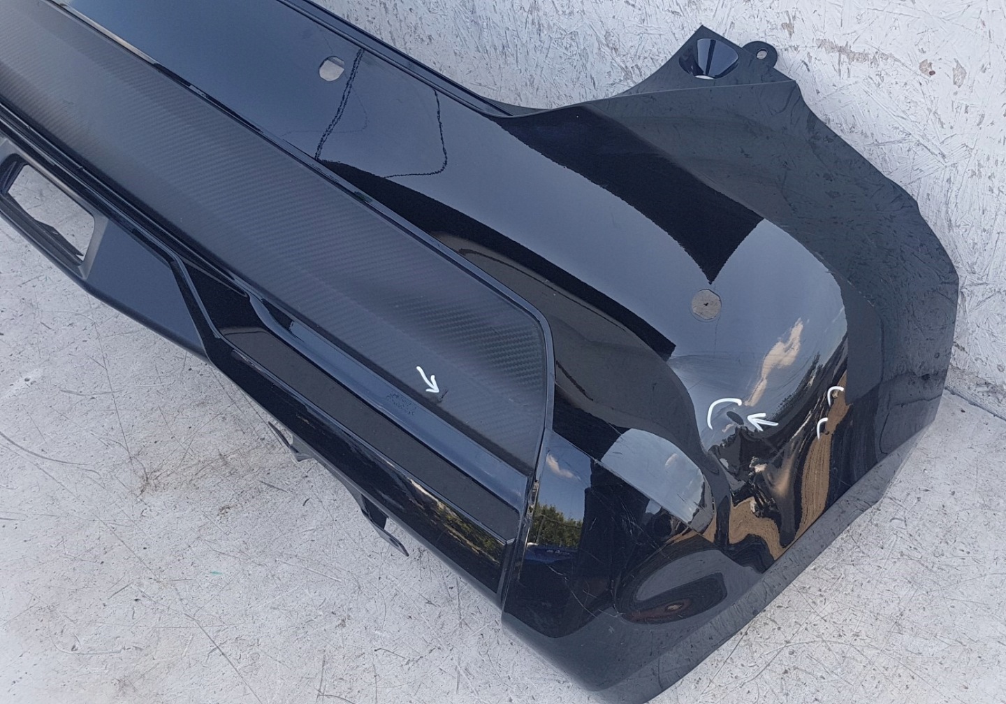 bumper rear part rear NISSAN MICRA K14 17- PDC