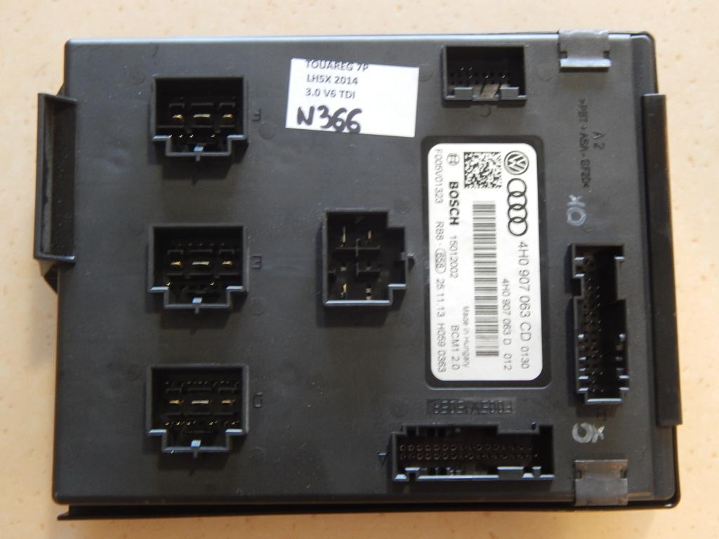 VW TOUAREG 7P module control unit BORDNETZ 4H0907063