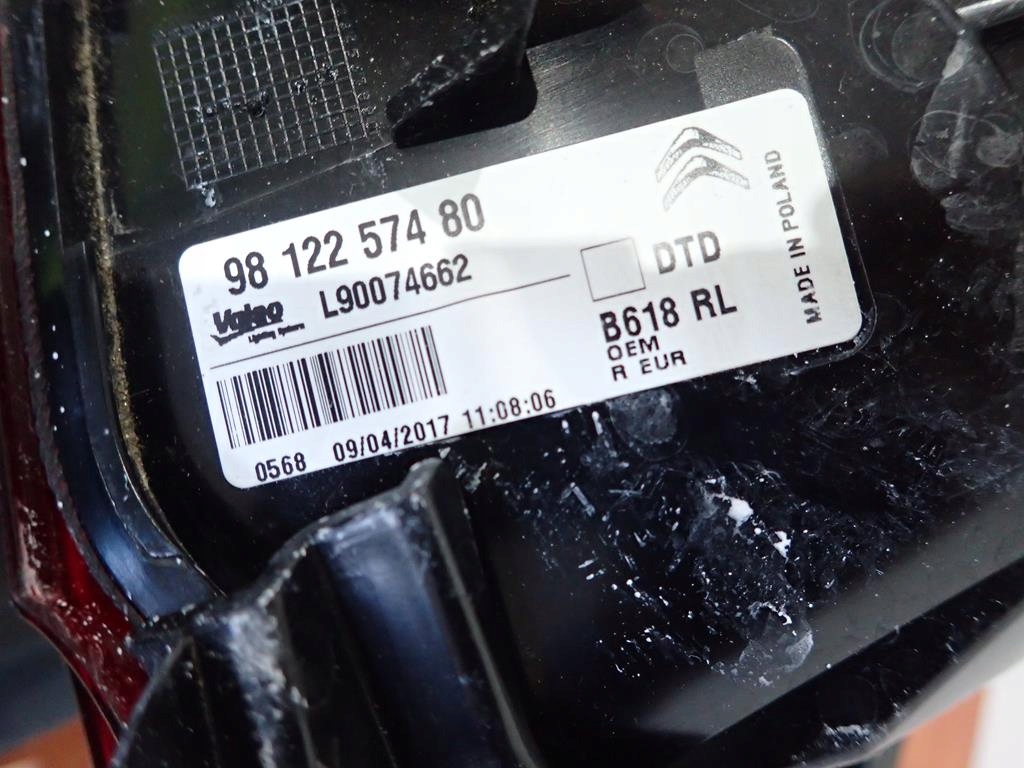 light rear part rear right CITROEN C3 16