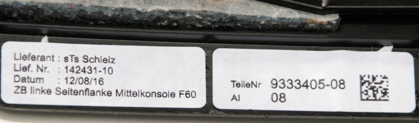 MINI F60 COUNTRYMAN - TUNEL mitte 9333402