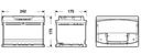 BATTERY EXIDE PREMIUM 61AH 600A 61 AH EA 612 photo 2 - milautoparts-fr.ukrlive.com