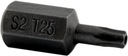 БИТА TORX T25 x 30 мм 10 мм С ОТВЕРСТИЕМ S2