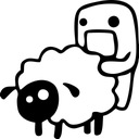 Наклейка глянцевая Domokun DOMO SHEEP 12,5смХ12,5см