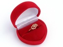 Золотое кольцо 585 пробы с бриллиантом и рубином