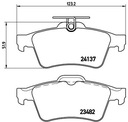 DISCS PADS BREMBO REAR - FORD FOCUS MK2 265MM photo 3 - milautoparts-fr.ukrlive.com