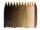 Vlasy pripevnené európske na krúžky 50cm 0,8g 100 kusov Značka BestHair