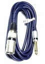 Кабель XLR вилка canon/wt JACK 6.3 mono 3м окл. (3471