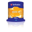 VERBATIM DVD-R диски 4,7Гб 16x торт 100 шт АКЦИЯ!!