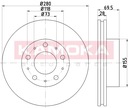 DISQUES DE FREIN 2 PIÈCES AVANT CITROEN JUMPER 100 110 photo 2 - milautoparts-fr.ukrlive.com