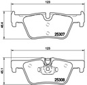 DISQUES I SABOTS DE FREIN BREMBO ARRIÈRE BMW 2 F22 F23 300M photo 3 - milautoparts-fr.ukrlive.com