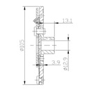 2301011 DISC AIR CONDITIONER SANDEN SD7H15 SD7V16 photo 4 - milautoparts-fr.ukrlive.com