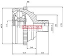 AXLE SWIVEL DRIVING KAMOKA 6694 VW TRANSPORTER IV photo 1 - milautoparts-fr.ukrlive.com