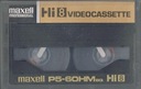 КАССЕТА MAXELL 60мин HI8 P5-60HMBQ METAL 60/120 Professional