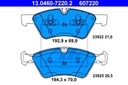 PADS ATE FRONT - MERCEDES GL X164 350MM photo 2 - milautoparts-fr.ukrlive.com