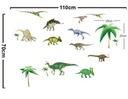 Samolepka na stenu/Tapeta Dinosaury XL dekorácia miestnosti Dĺžka (cm) 70 cm