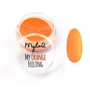 MYLAQ Peľ Ozdoba Na Nechty - My Orange Feeling Hmotnosť (s balením) 0.2 kg