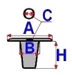 BUSHING MOULDINGS BOCZNEJ MERCEDES W123 W124 W126 photo 2 - milautoparts-fr.ukrlive.com