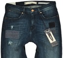 WRANGLER nohavice JEANS blue HIGH SLIM _ W28 L32