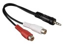 SSJ4 СТЕРЕО РАЗЪЕМ/RCA РАЗДЕЛИТЕЛЬ ПАПА-ЖЕНА 20см