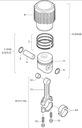 HATZ 1D41 1D50 BUSHING SWORZNIA TLOKOWEGO 04065600 photo 2 - milautoparts-fr.ukrlive.com