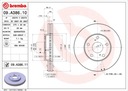 2× BREMBO 09.A386.11 DISC BRAKE + PADS BRAKE BREMBO P83040 photo 2 - milautoparts-fr.ukrlive.com