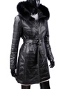 Dámsky kožený kabát Zimný DORJAN ANG450_4 XL Rukáv dlhý rukáv