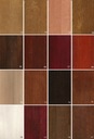 Vitrína drevo, štylizovaná pre 60/70-te roky BS na objednávku Počet políc 3