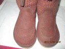 UGG-AUSTRÁLIA SVETLO KOZÁKY KOŽA,VLNA-36,5-TANIO Výška podpätku/platformy 1 cm