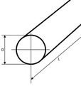 Tyč okrúhla oceľová fi 120mm 100mm Značka iné