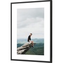 ЧЕРНАЯ АЛЮМИНИЕВАЯ РАМКА 20x30 - РАМКА 30x20