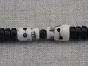 Pánsky náhrdelník Korálky lebky [N354] J02 Šírka produktu 0.8 cm