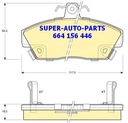 PADS FRONT ROVER 200 400 XW 214 216 218 414 416 photo 4 - milautoparts-fr.ukrlive.com