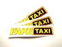 Наклейка FAKE TAXI маленькая, наклейки