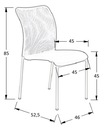 Konferenčná stolička HN-7502/A GRAFIT Kód výrobcu SZ-HN-7502/A GRAFIT