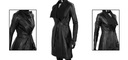 Dámska kožená bunda Kabát DORJAN EST450 S Dominujúca farba čierna