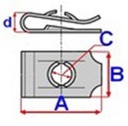 CLAMPS FOR PROTECTION ENGINE CITROEN PEUGEOT C5 407 IT photo 4 - milautoparts-fr.ukrlive.com