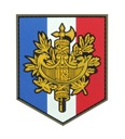 Щит французской армии 3D ПВХ нашивка 101 Inc.