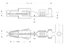 CONNECTOR PIN ZENSKI VW JPT 0,5-1,0MM2 000979021E photo 2 - milautoparts-fr.ukrlive.com