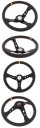 VOLANT PRO 350MM OFFSET:80MM CARBONE JAUNEphoto 12