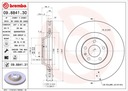 BREMBO PAINTED DISCS FRONT AUDI A6 C6 347MM SLINE photo 2 - milautoparts-fr.ukrlive.com