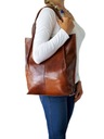 Женская кожаная сумка из натуральной кожи Портфель-шоппер Vera Pelle
