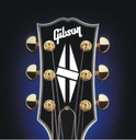 Пользовательская наклейка на гитару с символом GIBSON Diamond Hatch