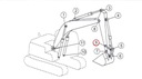 VIS LYZKI CAT 320C FM, 322B, 322B L, 7Y3550 photo 2 - milautoparts-fr.ukrlive.com