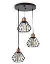 Lampa Stropné Svietidlo Závesná Loft Edison z drôtu 722-3