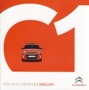 Citroen C1 Airscape prospekt 2014 Austria