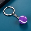 Kľúčenka prívesok ozdobný prívesok na batoh tenisová lopta fialová Značka iná